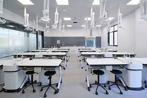 Últimas soluciones de la empresa sobre Muebles de laboratorio escolares-Crear un entorno hermoso para el cliente de Canadá en 2017