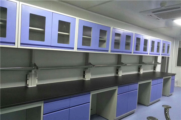 Muebles por encargo del laboratorio del banco de la isla con la unidad de fregadero para los muebles químicos del laboratorio 0