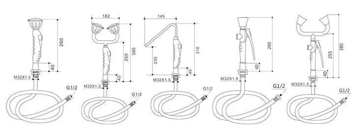 Fabricantes de cabinas de ducha de emergencia con peso de 1.2 libras, instalación con tornillos y cabezal cerámico con giro de 90 grados 0
