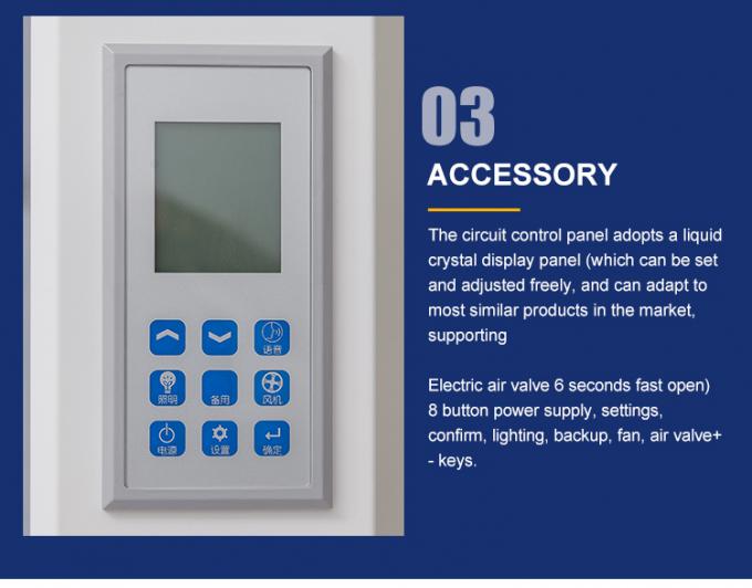 Sistema de filtro de carbono activado Capó de humo de laboratorio en venta con características personalizadas 3