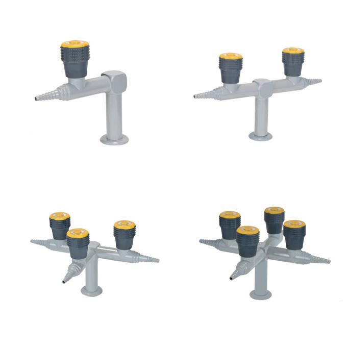 Piso de acero inoxidable del banco de laboratorio de la escuela - montó el álcali resistente 19