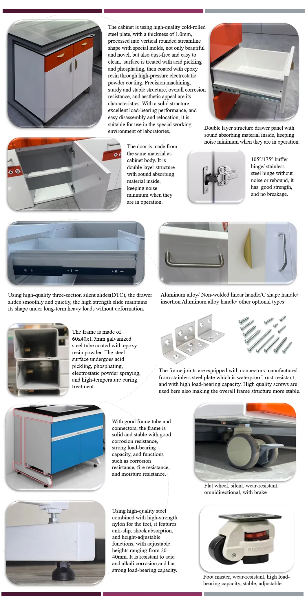 Mejor precio Fabricantes de muebles de laboratorio de qu&iacute;mica Soluci&oacute;n de banco de trabajo de laboratorio bien dise&ntilde;ado 2