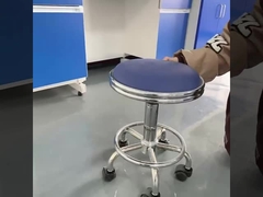 especificación química de cuero suave antiestática de la silla del laboratorio de la PU de la venta de la ciencia caliente de la escuela