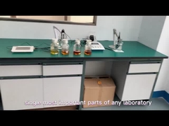 El mejor diseño resistente químico blanco gris azul de los muebles del laboratorio del banco de laboratorio del OEM de la calidad