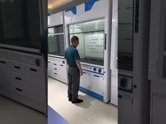 Capó de escape de laboratorio alto con grifo de PP y capó de humo del fregadero