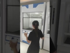 Método de control manual Capó de humo de laboratorio con conductos fácil de escuchar y alarmas visuales