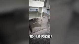 Bancos de laboratorio de acero inoxidable