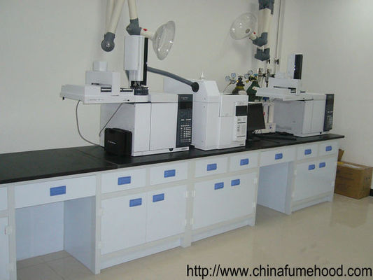 Banco de trabajo de cerámica del tablero de China con el gabinete y el cajón de los PP