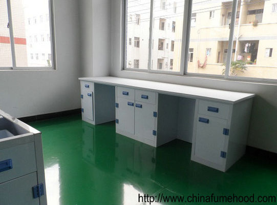 Los muebles del laboratorio de química de la resina de epóxido, tablas del laboratorio funcionan el cajón de los PP de los bancos