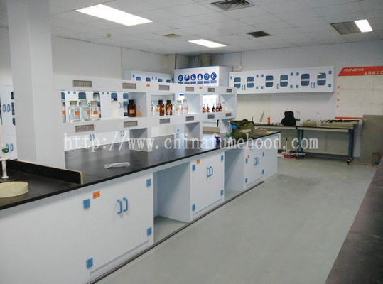 Buen precio Piso - montó los bancos de trabajo de la tabla de la isla de Ploypropylene de los gabinetes del laboratorio de química en línea