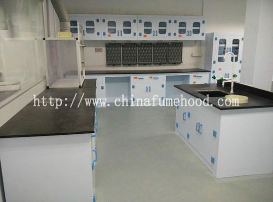 Buen precio muebles del laboratorio de química de 8m m Worktop, tabla material de la isla de los PP para el laboratorio en línea