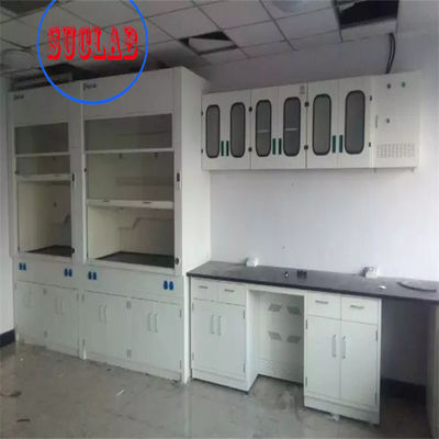 Buen precio Piso de los muebles del laboratorio de química de la resina de epoxy de la universidad - material de acero montado en línea