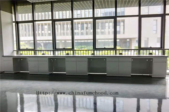 Buen precio Acero lleno resistente químico modular durable del banco de laboratorio de química en línea