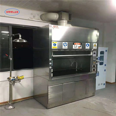 Buen precio Capilla de acero inoxidable del humo del flujo de aire laminar de la prueba 304 ácidos antiarañazos al por mayor con el certificado del Ce en línea