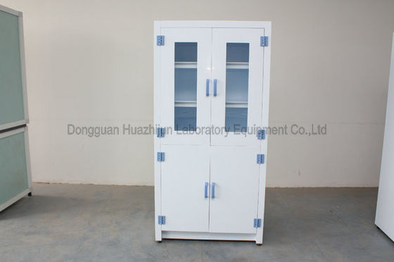 Buen precio Gabinetes de almacenamiento médicos de las puertas del artículo 2, armario de acero galvanizado del laboratorio de ciencia en línea