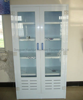 Buen precio Color blanco de los gabinetes de almacenamiento del laboratorio del polipropileno a prueba de ácido en línea
