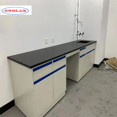 Buen precio Banco de laboratorio de química de alta durabilidad con cajones de almacenamiento - 120cm X 60cm X 90cm en línea