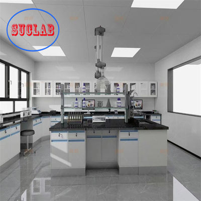 Buen precio Muebles de laboratorio de lavabo de cerámica con almacenamiento para laboratorios hospitalarios Lavabo de PP en línea