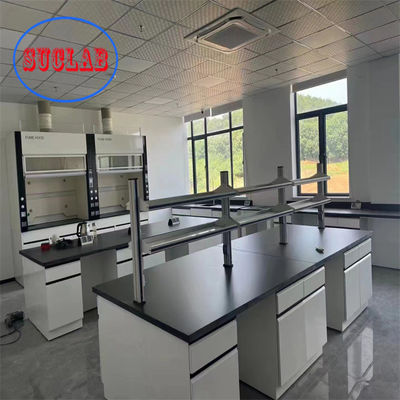 Buen precio Esquerda de acero inoxidable Laboratorio de Química Bancos de laboratorio Mesas y estaciones de trabajo con solución de gabinete de acero en línea