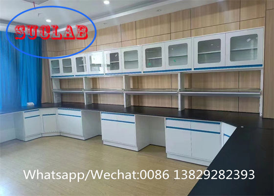 Buen precio Muebles de laboratorio de química moderna personalizable Muebles de laboratorio Proveedores de almacenamiento y seguridad en línea