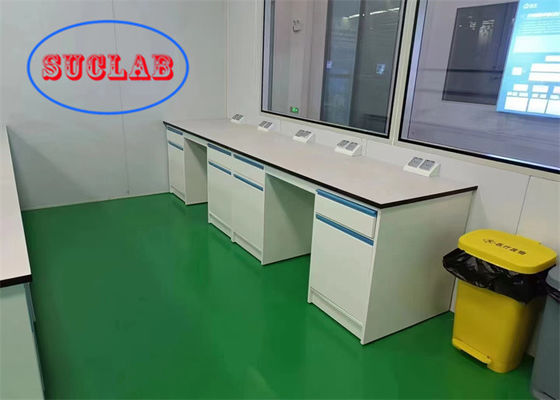 Buen precio Bench de laboratorio de la escuela hecha a medida con los fabricantes de gabinetes Contador de fenólicos en línea