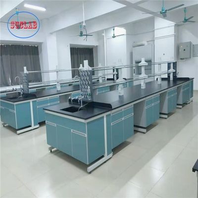 Buen precio Muebles de laboratorio de química de diseño clásico Fabricados con madera de acero con OEM / ODM aceptable en línea