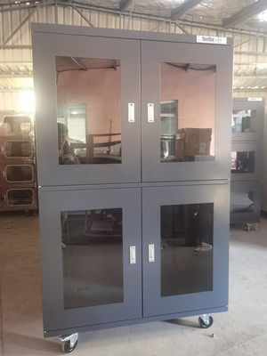 Buen precio Gabinete de nitrógeno inteligente con rango de control de humedad del 1%-60% HR, pantalla de control LED y color negro en línea