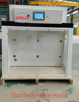 Buen precio Fabricantes de campanas extractoras sin conductos de acero completo, fuente de alimentación de 220 V/50 Hz, ventilador anticorrosión de PP para extracción segura de humos químicos para laboratorios químicos y escolares en línea