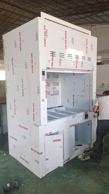 Buen precio Explosion-proof Fume Hood with Wet Scrubber Maker Airflow 100m3/h Safety System Anti-static en línea