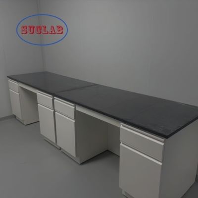 Buen precio Cutom Government Approved Chemistry Lab Workstation with PP Sink en línea