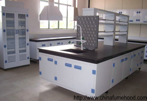 Buen precio Los muebles químicos Worktop colorido PP del laboratorio del polipropileno lleno gotean el estante en línea