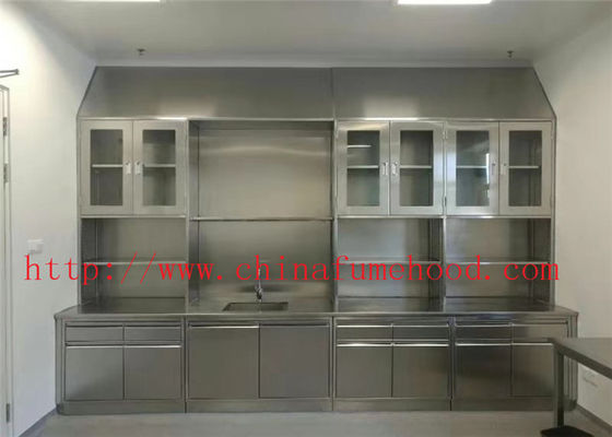 Buen precio Las tablas originales del laboratorio del color de 3000*750*900 milímetro trabajan los muebles de acero inoxidables del laboratorio de los bancos para el hospital y la universidad en línea