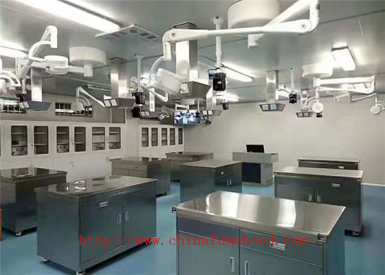 Buen precio Muebles de acero inoxidables de acero inoxidables por encargo del laboratorio de la tabla del laboratorio de L3000*D750*H900 milímetro en nuestra fábrica en línea