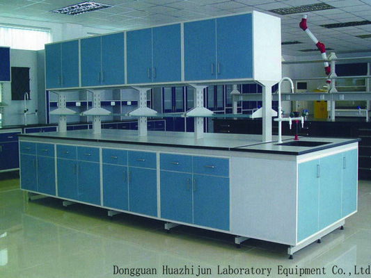 Buen precio Puesto de trabajo de madera de acero del laboratorio con el gabinete de madera para los distribuidores autorizados del equipo de laboratorio en línea