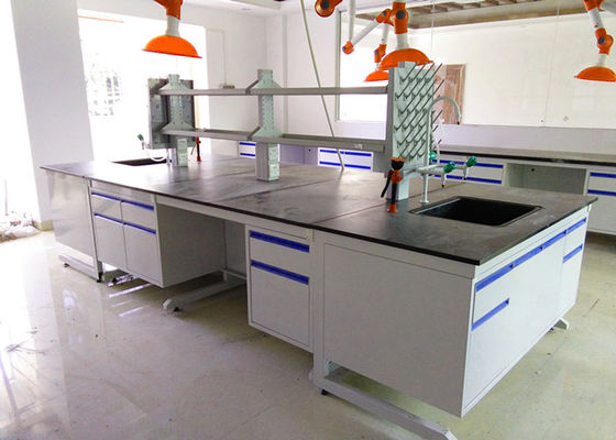 Buen precio Temperatura alta anti de los muebles del banco de laboratorio de química del top de la resina de epóxido en línea
