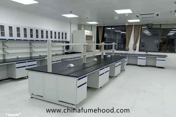 Buen precio Gabinetes y encimeras de los muebles del laboratorio de química del MDF para la inspección en línea