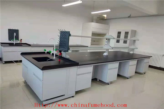 Buen precio Muebles del laboratorio de la resistencia da alta temperatura/banco de trabajo de madera de laboratorio en línea