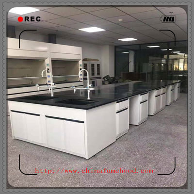 Buen precio Las tablas químicas pesadas de los muebles/del laboratorio del laboratorio trabajan bancos con el grifo en línea