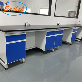 Buen precio Banco de laboratorio modular durable a prueba de ácido, encimera multifuncional del laboratorio de química en línea