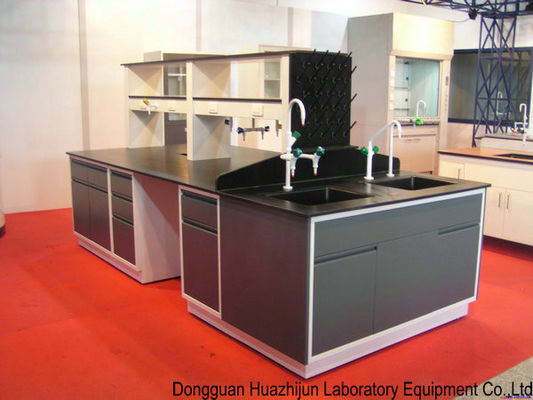 Buen precio Modificó todos los muebles de acero del laboratorio para requisitos particulares, sustancia química resisten bancos de laboratorio de la escuela en línea