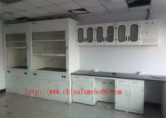 Buen precio Banco de laboratorio de acero lleno de China con el estante el reactivo para los muebles del laboratorio en línea