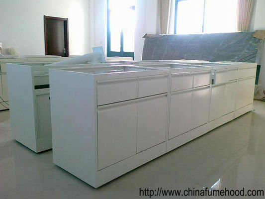Buen precio muebles de acero del laboratorio del 1.5*3*0.85m con los cajones para los experimentos de los proyectos de la ciencia en línea