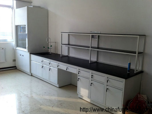 Buen precio Muebles de acero coloridos del laboratorio, tabla del experimento del banco de laboratorio de química en línea