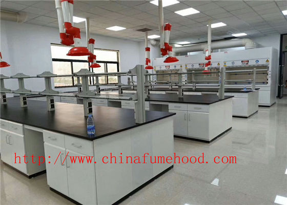 Buen precio Muebles químicos azules o modificados para requisitos particulares del laboratorio del gabinete del laboratorio para el laboratorio químico de la universidad en línea