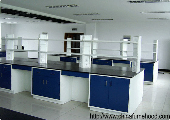 Buen precio Muebles de acero de limpieza fáciles del laboratorio, banco de laboratorio de acero del zócalo estándar en línea