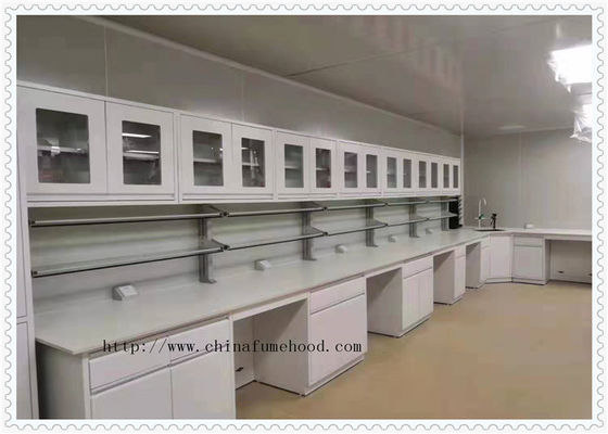Buen precio Moldee - el banco de trabajo de la isla de los muebles del laboratorio de la escuela de la prueba con la tabla del fregadero en línea