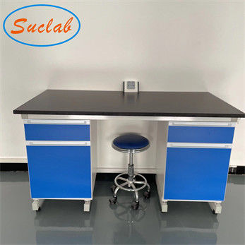 Buen precio Marco a prueba de ácido del marco H de química del metal del banco de trabajo azul C del laboratorio en línea