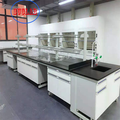 Buen precio Bancos de laboratorio modulares resistentes químicos con la corrosión anti a prueba de herrumbre del almacenamiento en línea