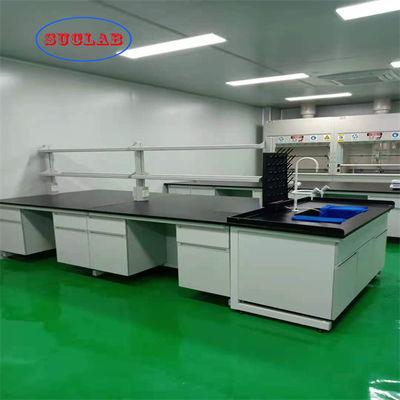Buen precio Banco de trabajo antioxidante durable de laboratorio, gabinetes resistentes químicos del laboratorio y encimeras en línea