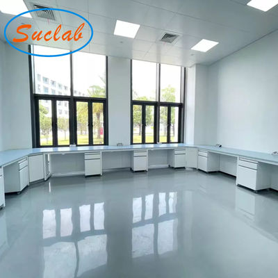Buen precio Función multi resistente del álcali de Grey Modular Chemistry Lab Workbench en línea